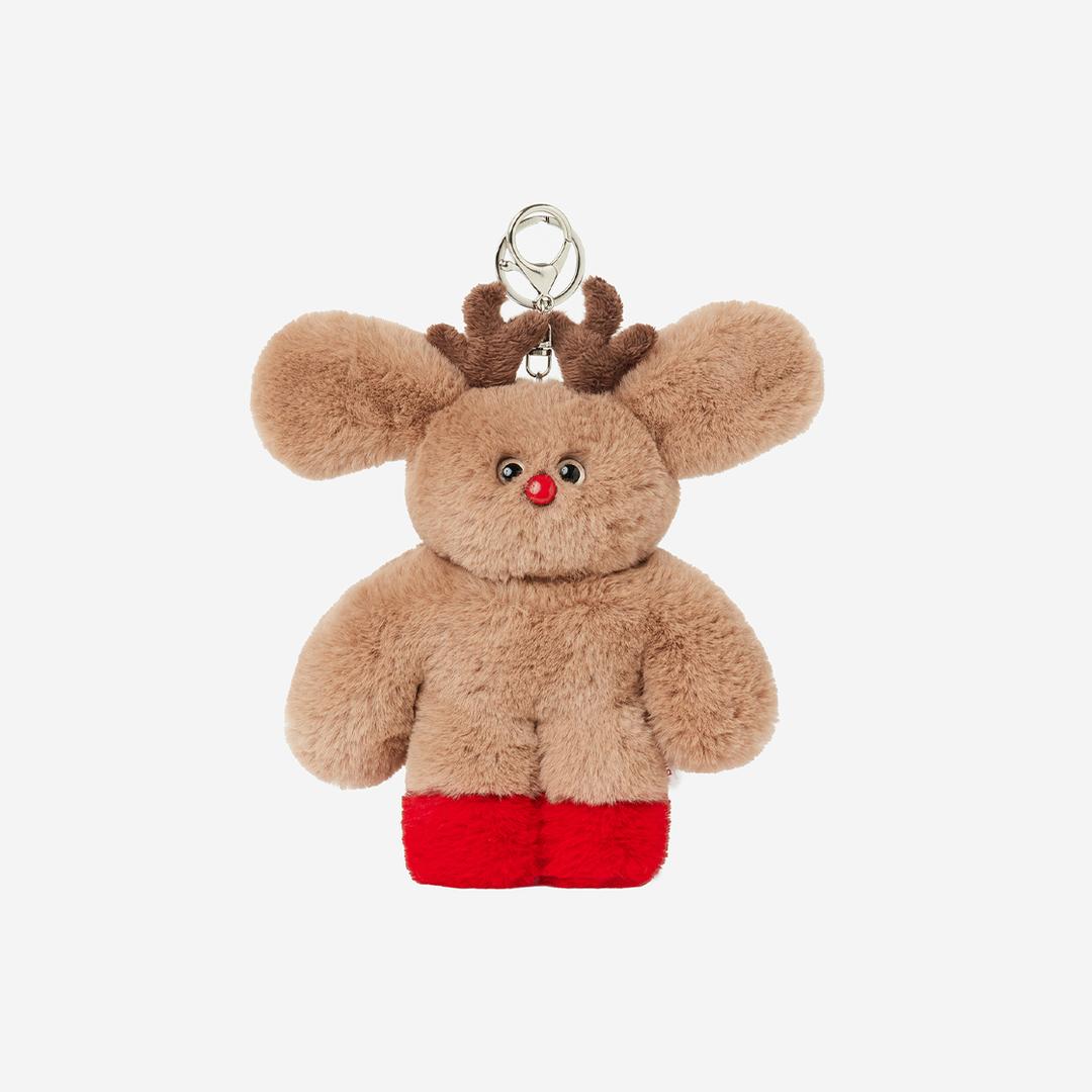 Lelbobrown Puppy Keyring Rudolph Bori Christmas Edition