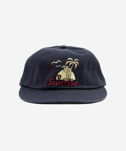 Palm Tree Logo 6Panel Cap_Charcoal