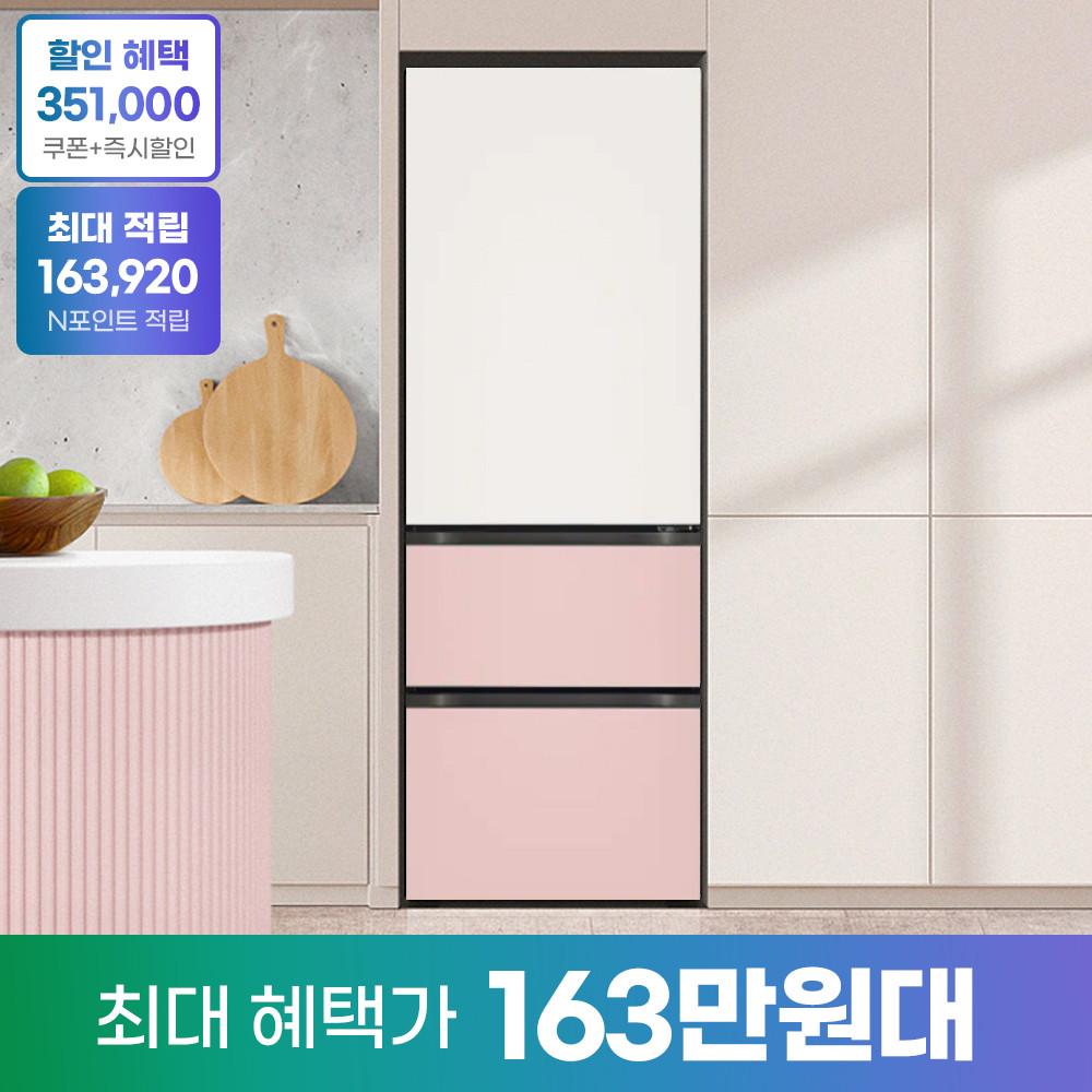 [혜택가 163만원대] LG DIOS 김치톡톡 오브제컬렉션 Z331GBP152 323L 글라스