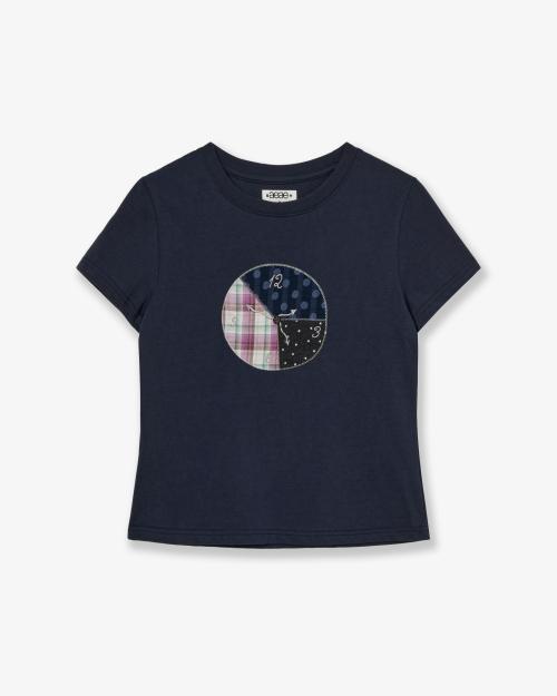 TIK TOK TEE [NAVY]