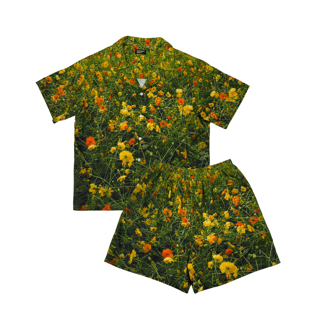 nature wild flower pajama set