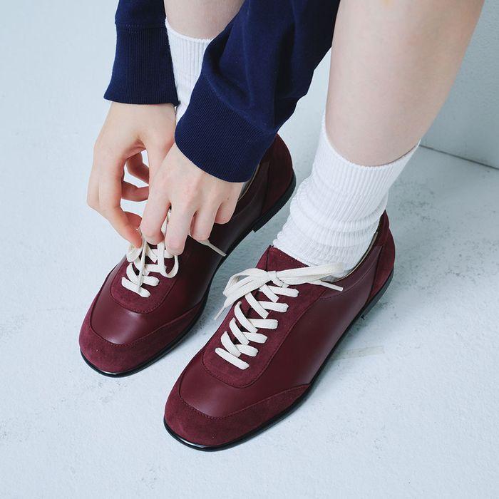 Belly sneakers (burgundy)