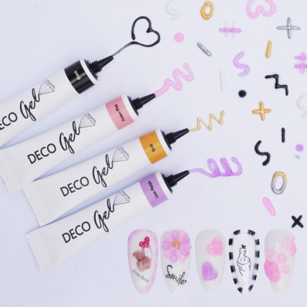 아이빛 3D 젤네일 데코제 엠보젤 네일아트 10g 7종