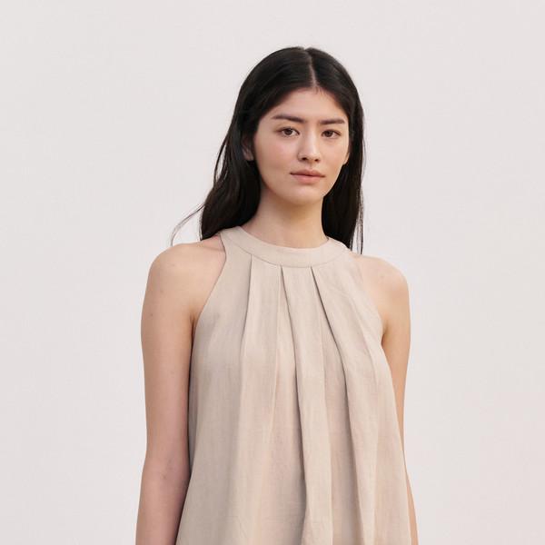 헤일리 린넨 홀터넥 나시 (5colors)