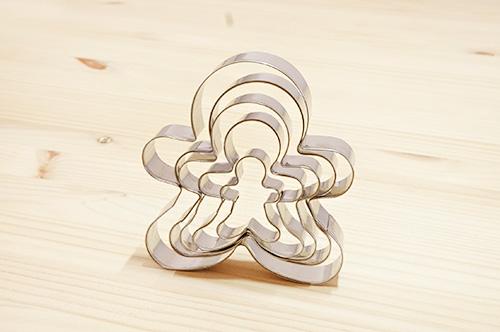 스텐 쿠키커터 진저맨 5종