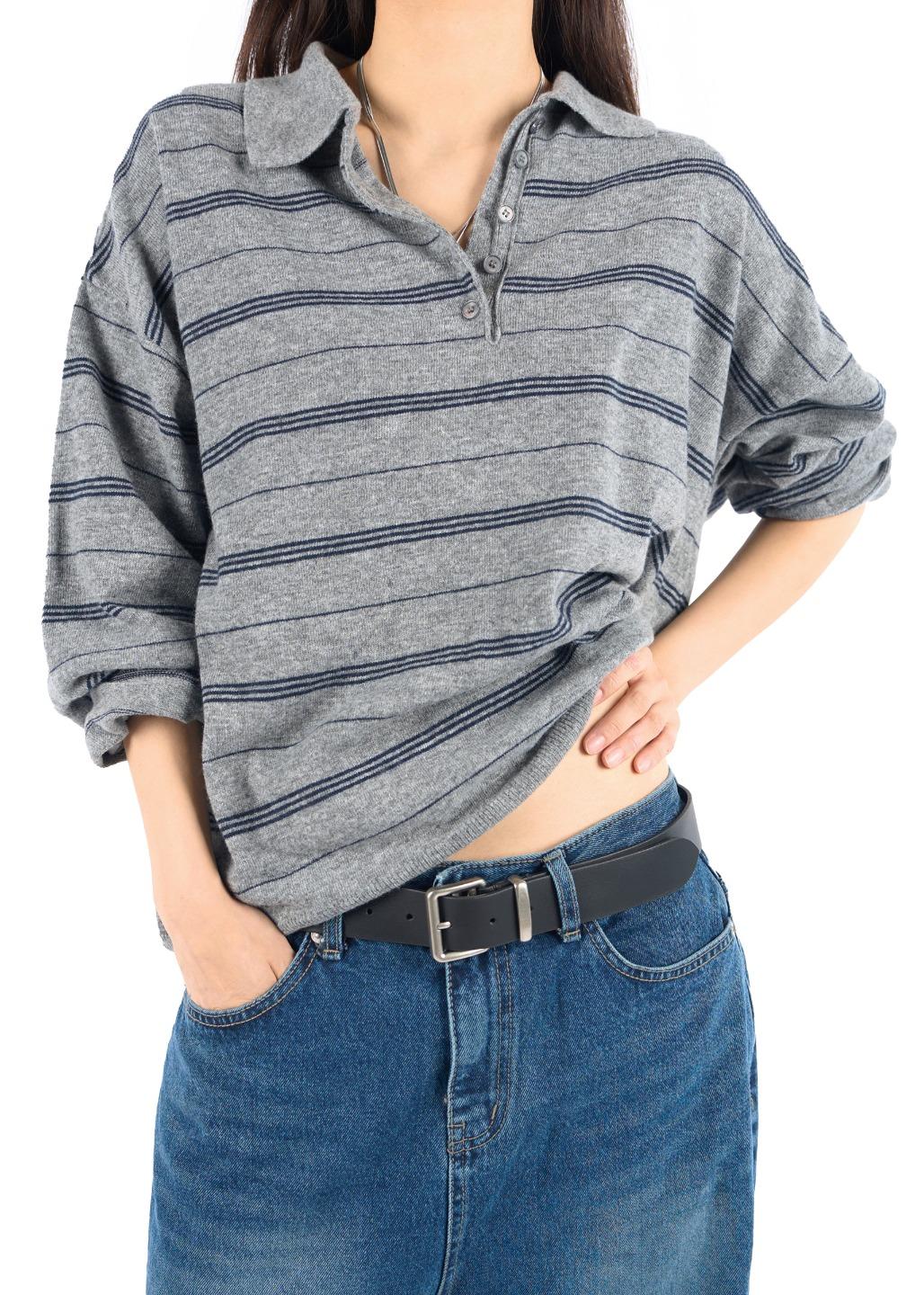 릿킴 DENVER STRIPE KNIT