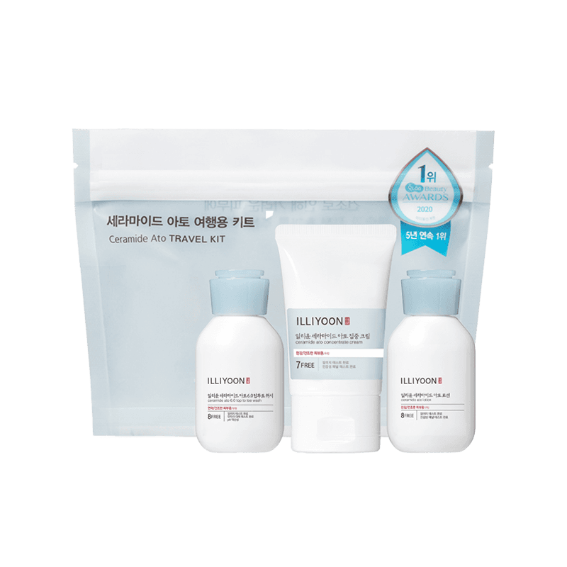 세라마이드 아토 여행용키트 (로션 50ml+워시 50ml+크림 30ml)