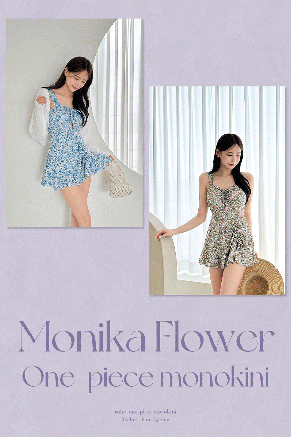 [NEW기획특가] 모니카 플라워 원피스 수영복