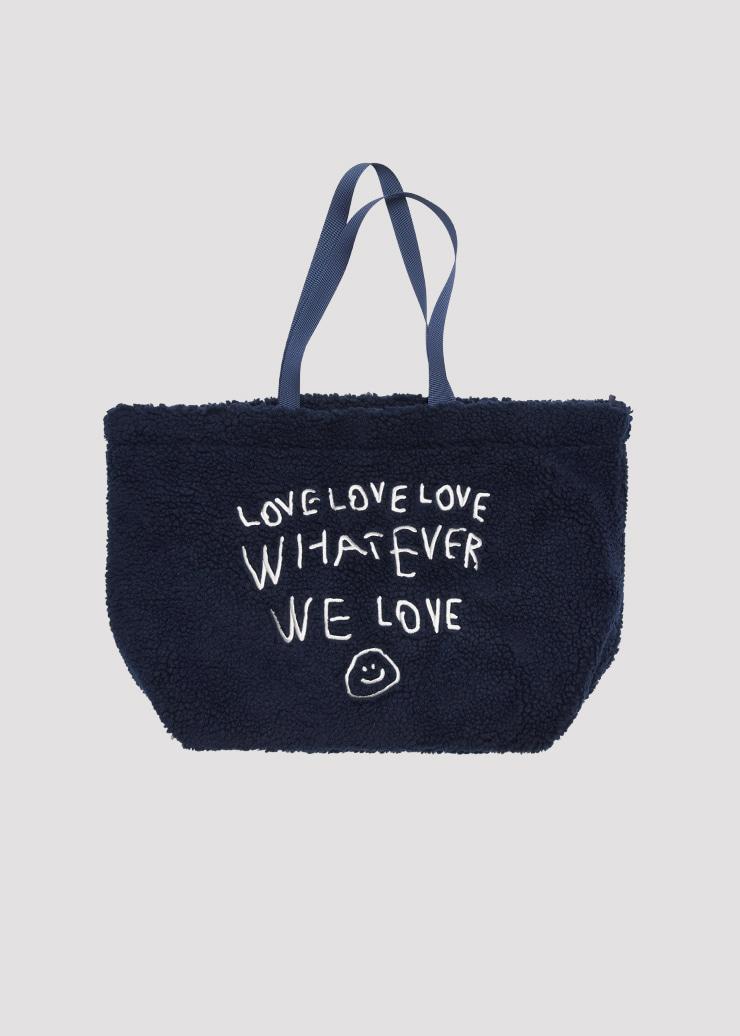 FLEECE BIG BAG WE LOVE NAVY