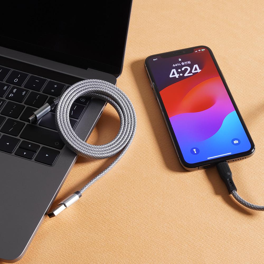 (1+1)덱스탑 Magtame 맥테임 마그네틱 C타입 자석 고속충전 케이블 A to C