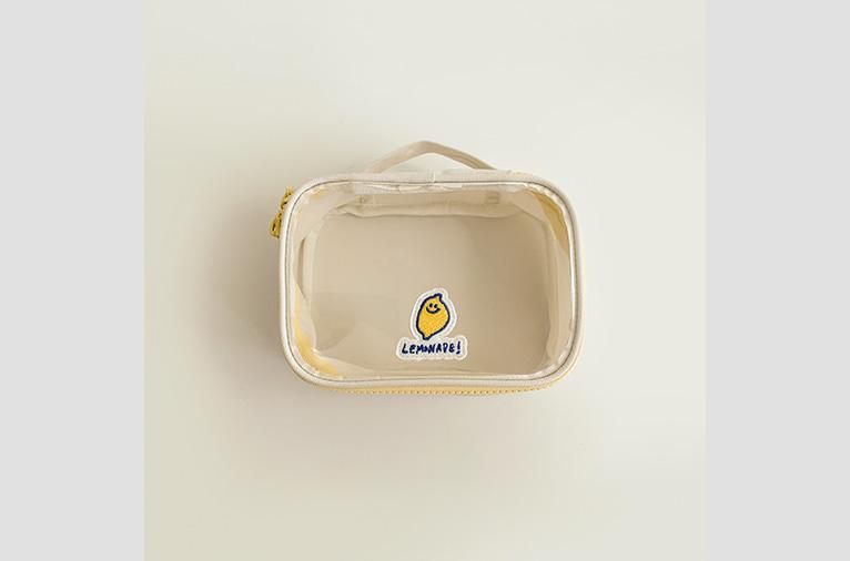 팝업*[세컨드모닝] 레모네이드 pvc 파우치
