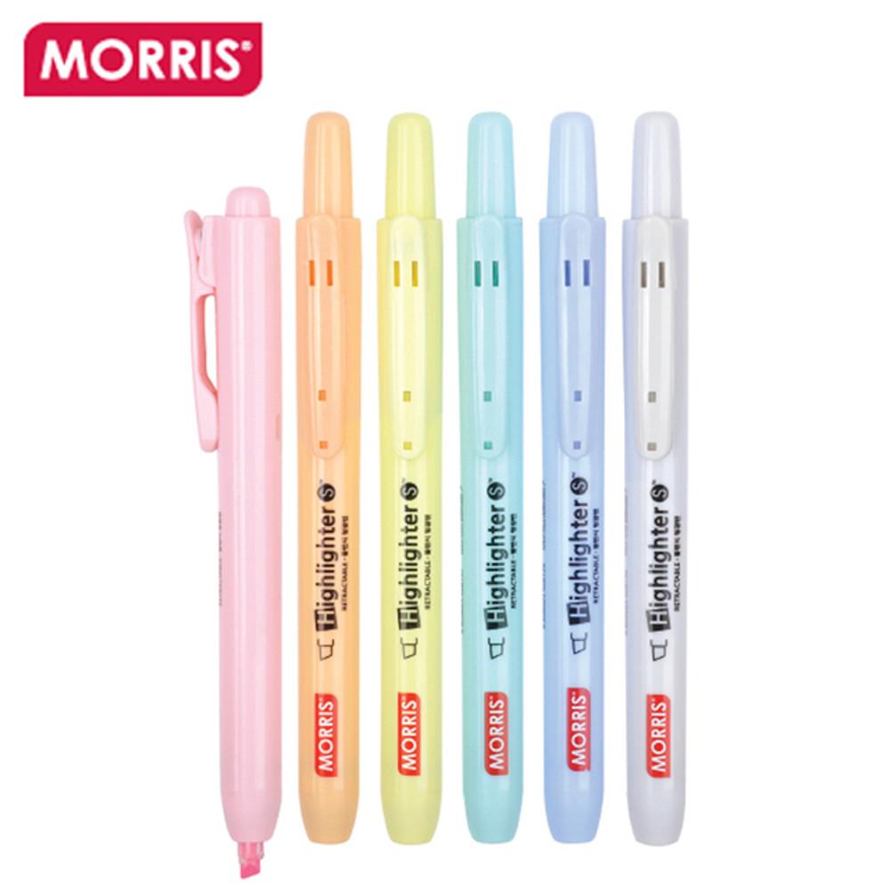 MORRIS 모리스 퀵마크 S 마일드 형광펜 (노크식)
