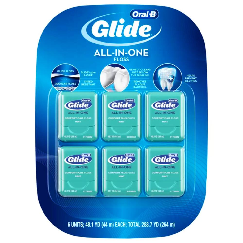 오랄비 치실 6개 글라이드 44m 민트