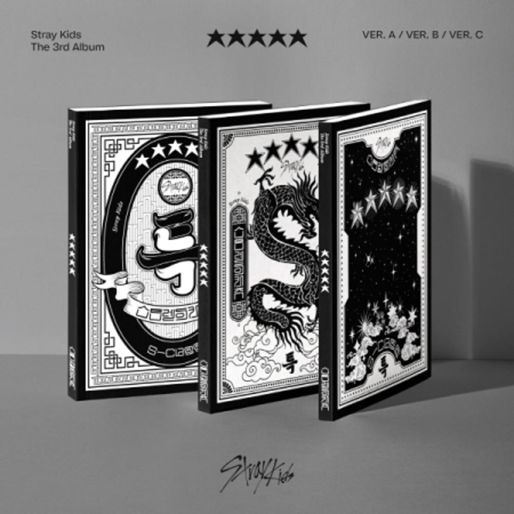 스트레이키즈 별 정규 3집 스키즈 포토북 앨범 5-STAR 일반 3종 세트 특 파이브스타