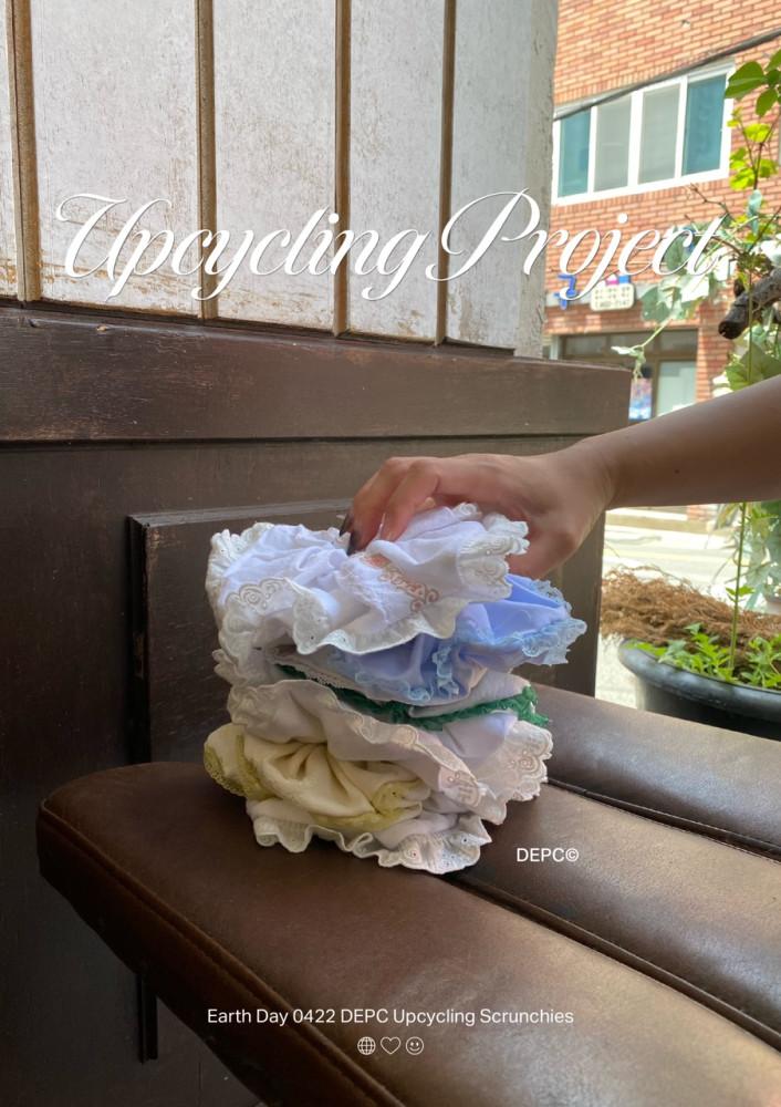 [UPCYCLING PROJECT] LACE SCRUNCHIES