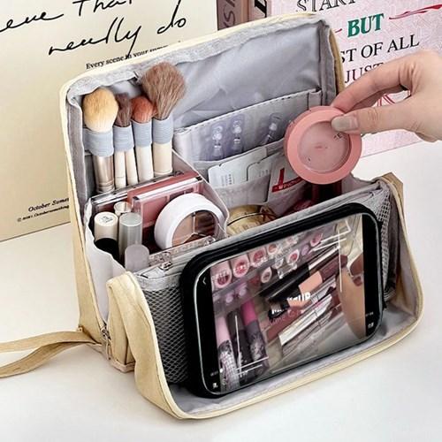 도노비 수직형 스탠드형 메이크업 화장품 가방