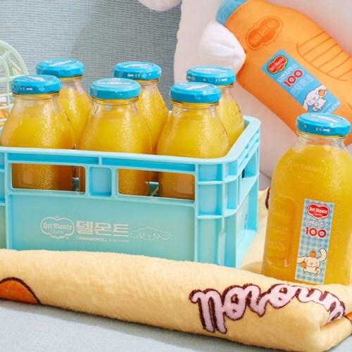 [재입고] 델몬트X시나모롤 미니병 & 굿즈(그립톡+쿠션+담요)