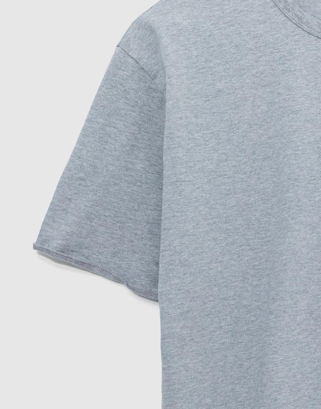 Loop Hem T-Shirt (Gray)