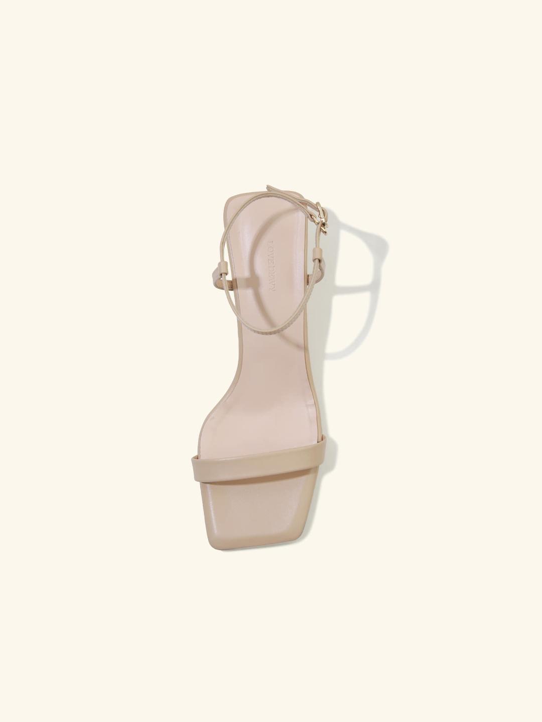 T strap sandal / 베이지