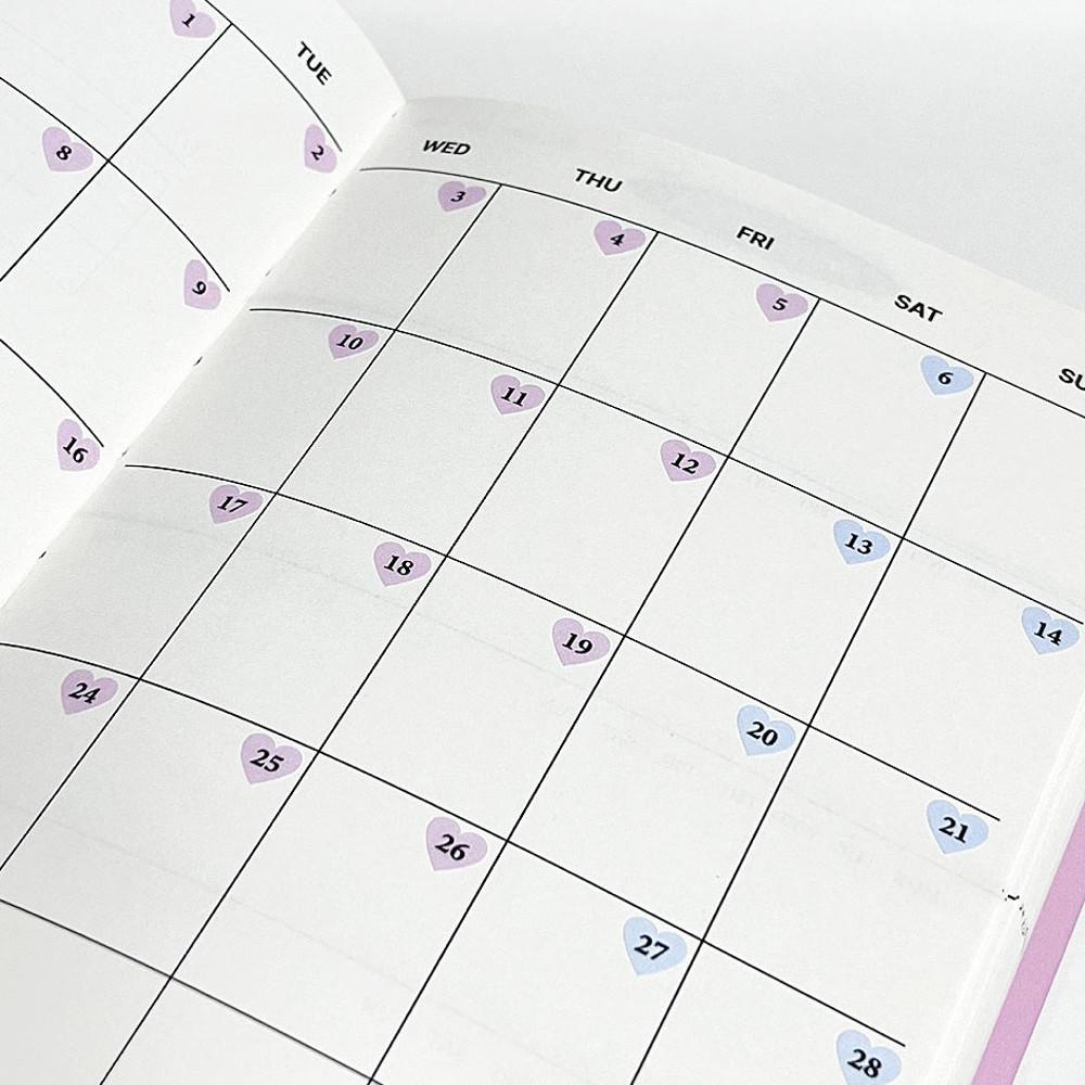 [럭키딥] 다꾸 파스텔 숫자 넘버링 포인트 스티커