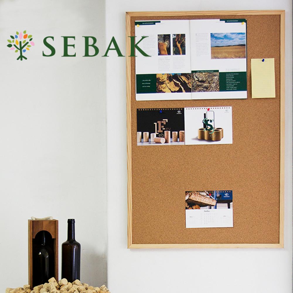 코르크보드 액자식 콜크 메모판 게시판 비전보드 대형