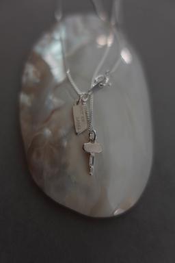 24SU Flat Key Necklace