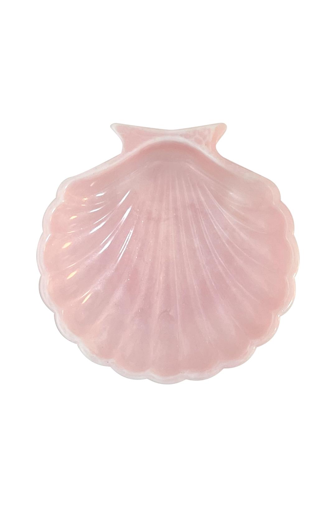 SUMMER INSPIRES SHIMMERY VIBES - PINK SHELL DISH