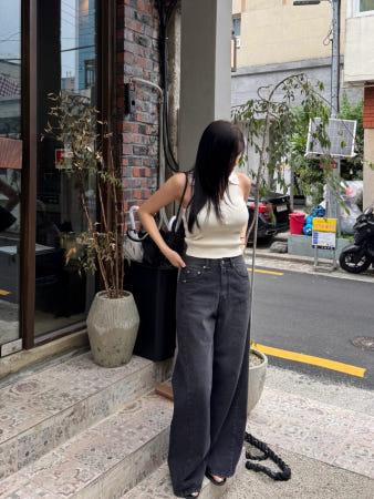 이런 상품 어때요? [신상할인]po 와이드 절개 데님 팬츠2size [페이퍼]