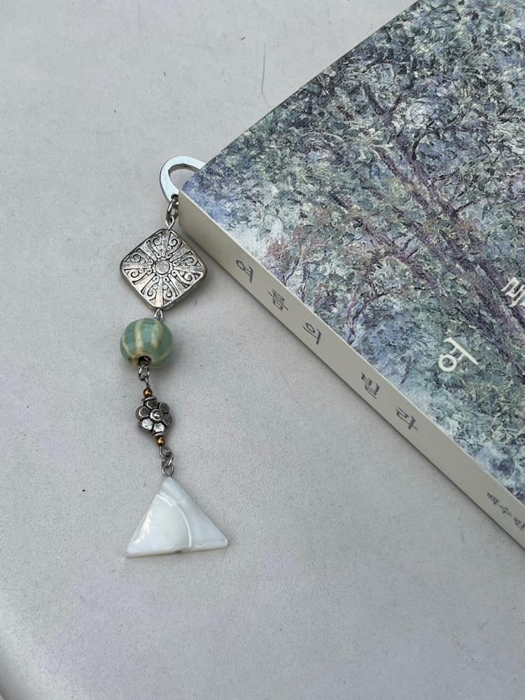 [오프더쉘] 빈티지 자개 원석 책갈피(소량입고)