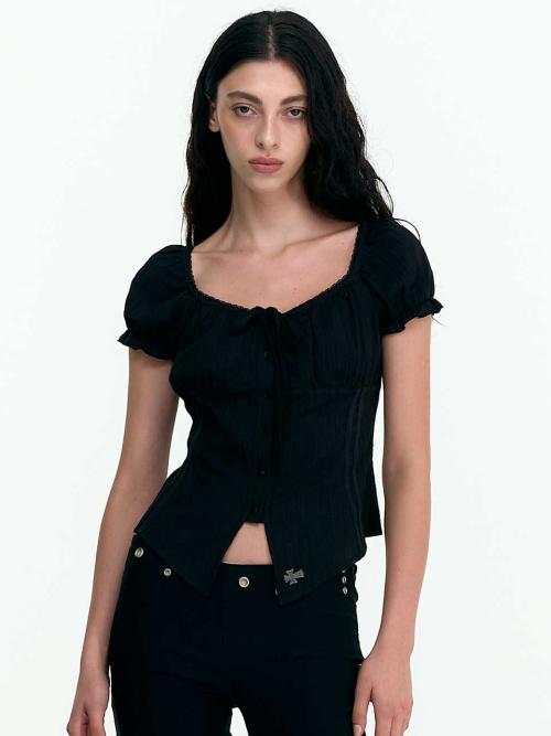 BELLA BLOUSE (BLACK)