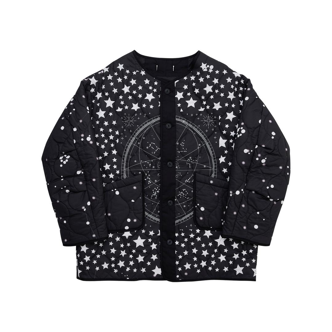 LONG CONSTELLATIONS LINER JACKET-BK