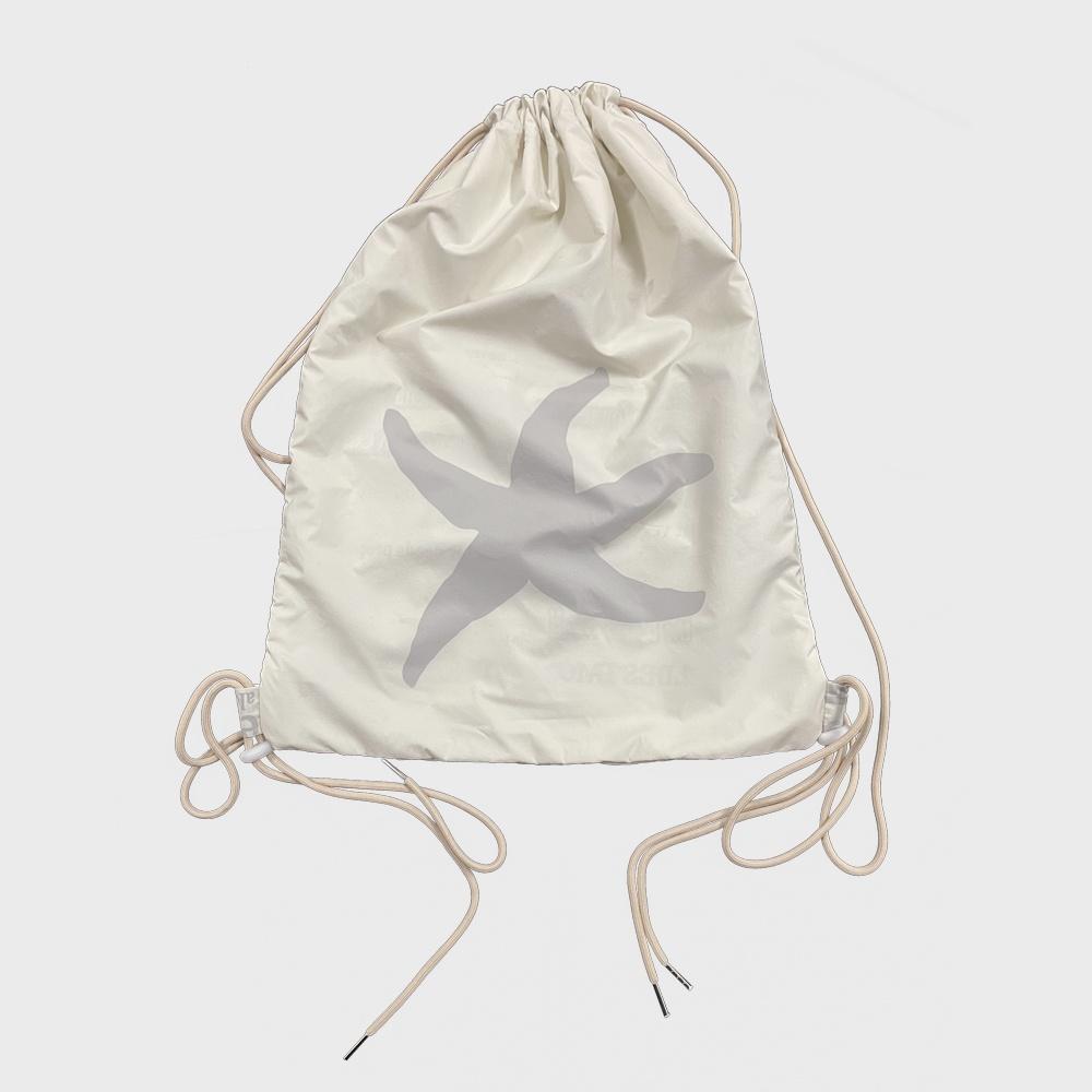 TCM starfish reversible gym sack (ivory)