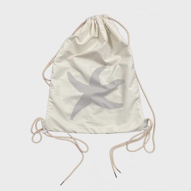 TCM starfish reversible gym sack (ivory)