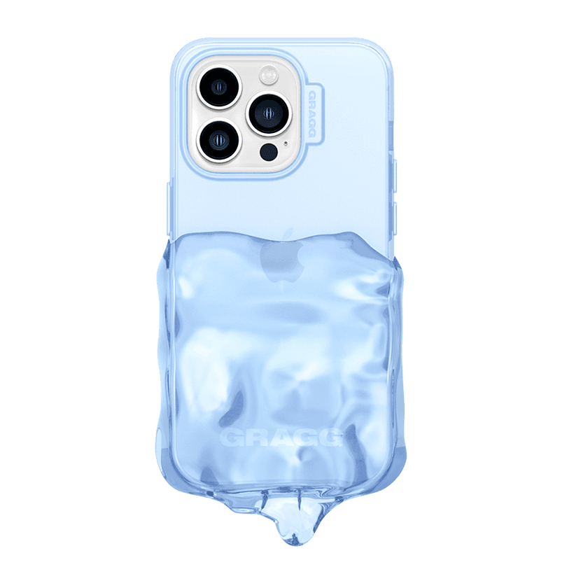 DOUBLE LAYERS CASE - CLEAR BLUE