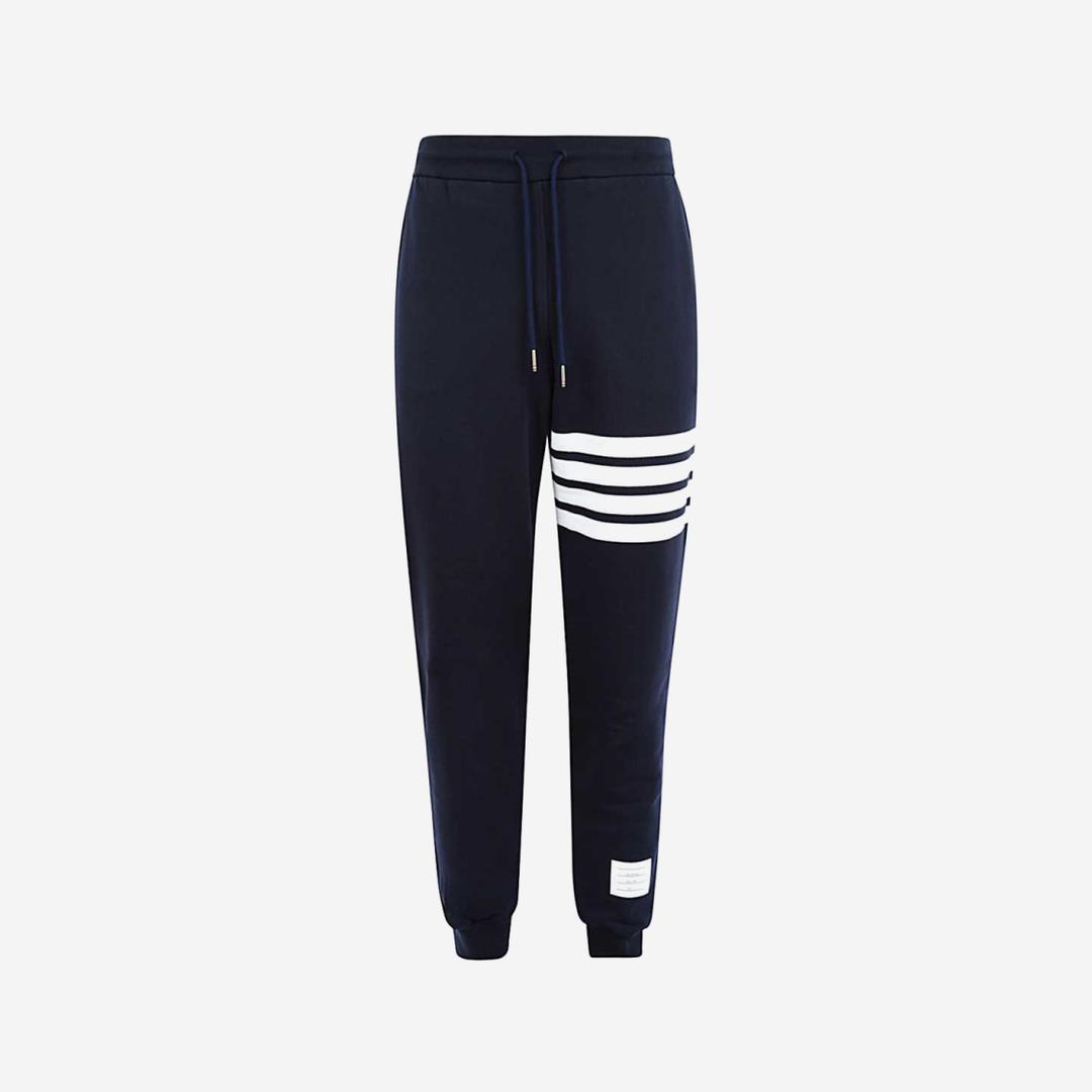 Thom Browne Classic Loopback Engineered 4-Bar Classic Sweatpants Navy