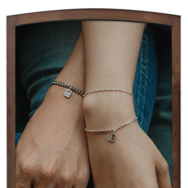 Still Life, couple bracelets