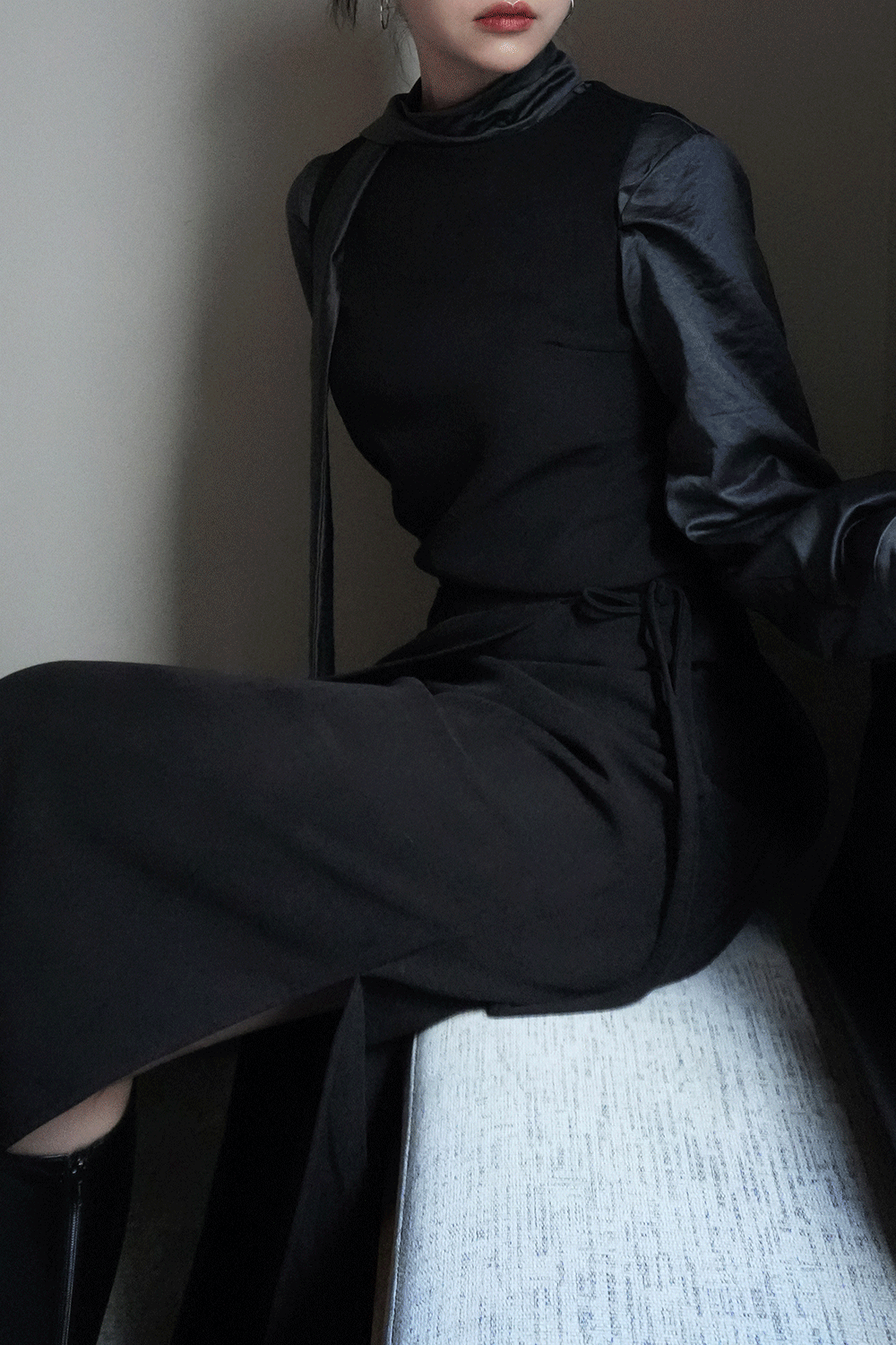 우난 데이 랩 원피스 2 colors