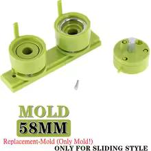 배지 핀 버튼 메이커 기계 DIY 25/32/37/44/58MM 배지 세트 100Pcs 버튼 부품 + 서클 커터, 배지 프레스 메이커 기계