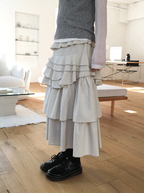 보틀 캉캉 스커트 (3colors)