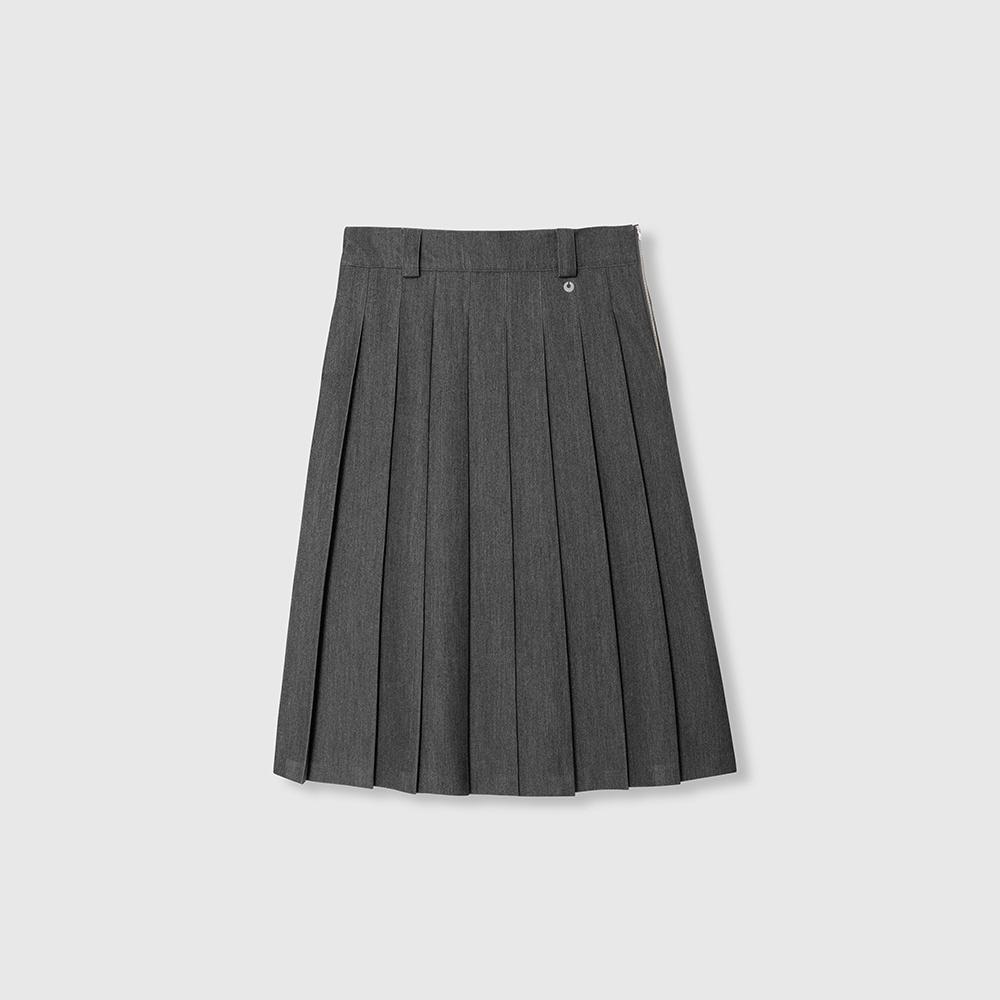 PLEATED MIDI SKIRT_GARY