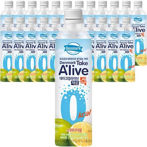 덴마크 테이크 얼라이브 제로 톡 스위티자몽, 400ml, 24개 - 망고주스 | 쿠팡