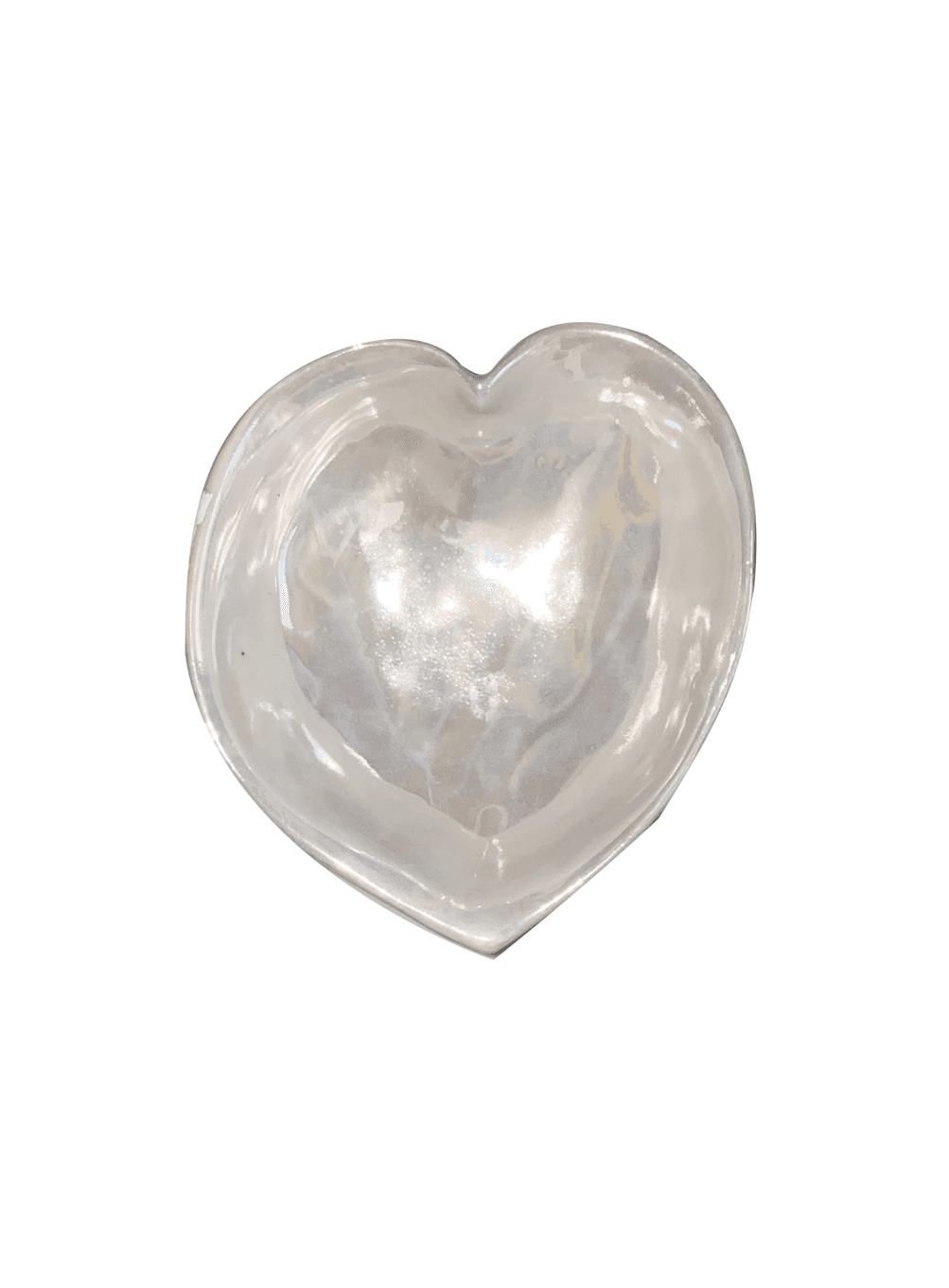 small heart dish (pearl)