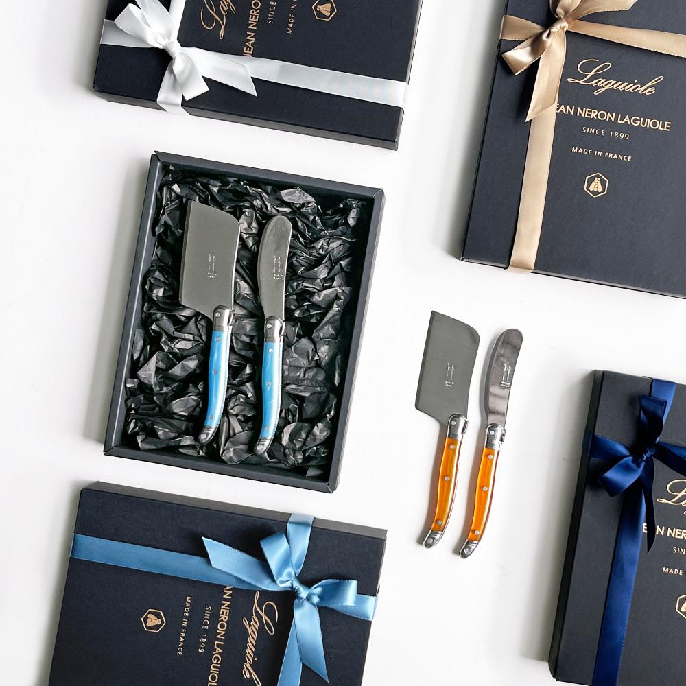 [한국공식수입원_장네론라귀올] 선물포장_버터나이프+치즈커터 세트 2p (옵션)