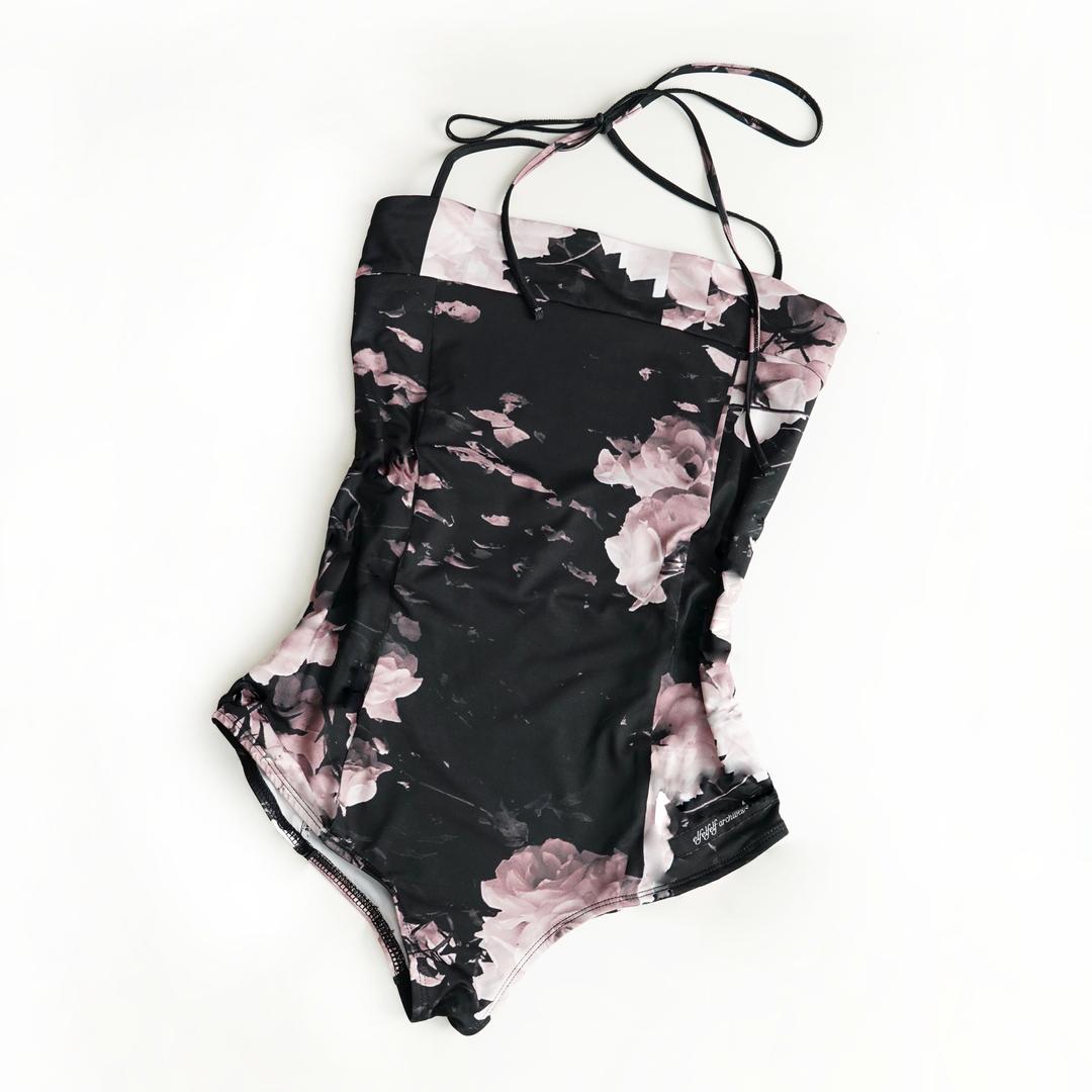 SWIMMING BODY SUIT-PINK ROSE