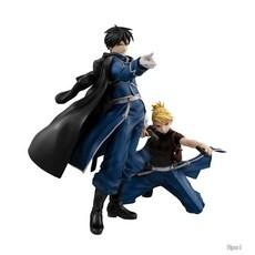 bilibili 강철의 연금술사 로이 머스탱 대령 리자 호크아이 중위 피규어 모형