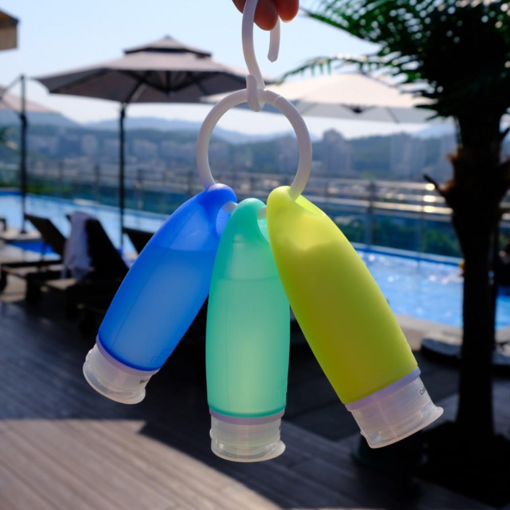 도이코 이지보틀 고리 실리콘 공병 여행용 수영 샴푸 89ml