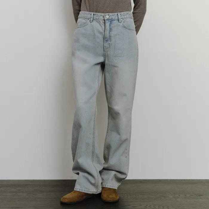 [with 은현] Fog washed straight denim