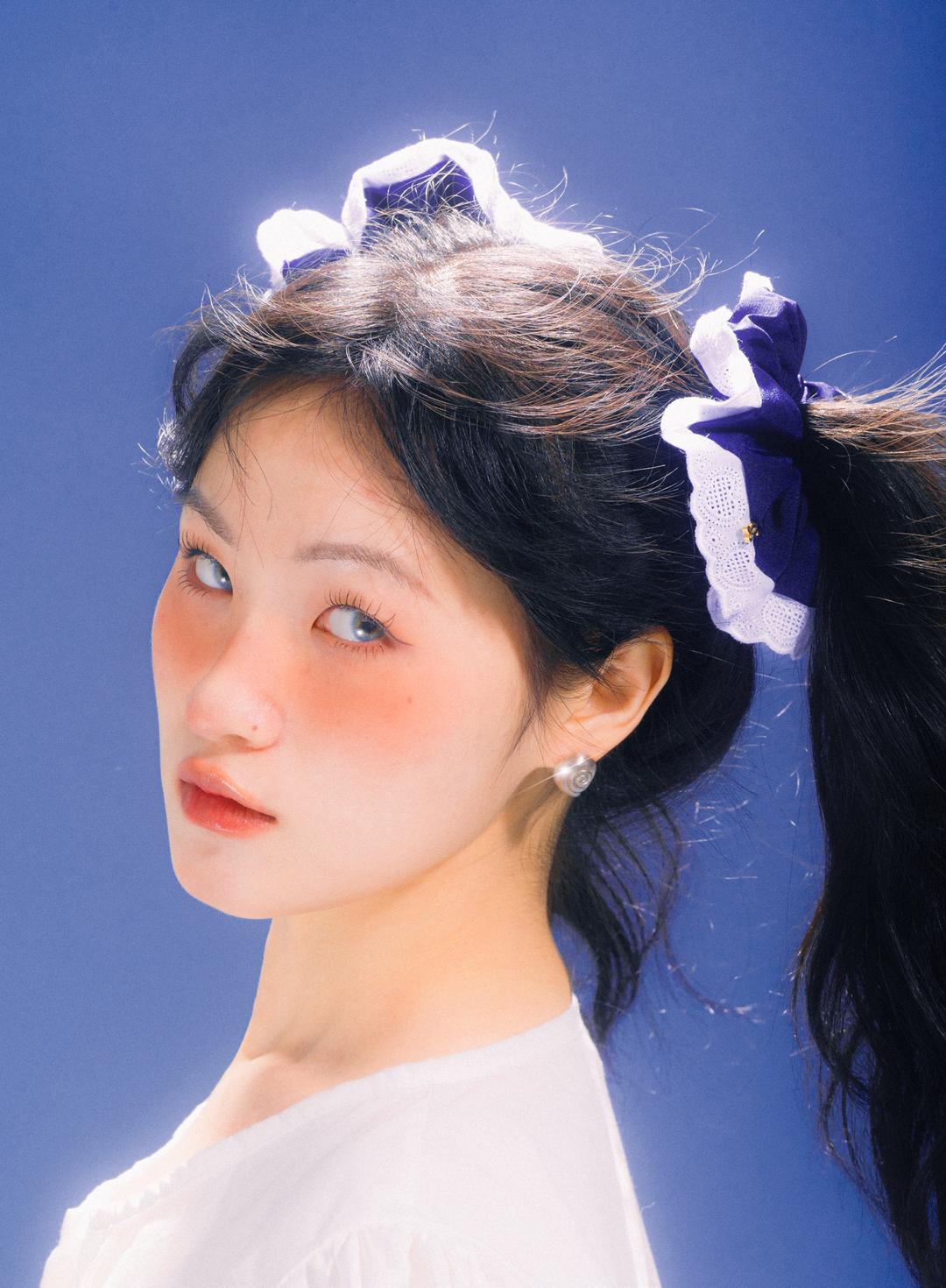 HEART WAFFLE SCRUNCHIE