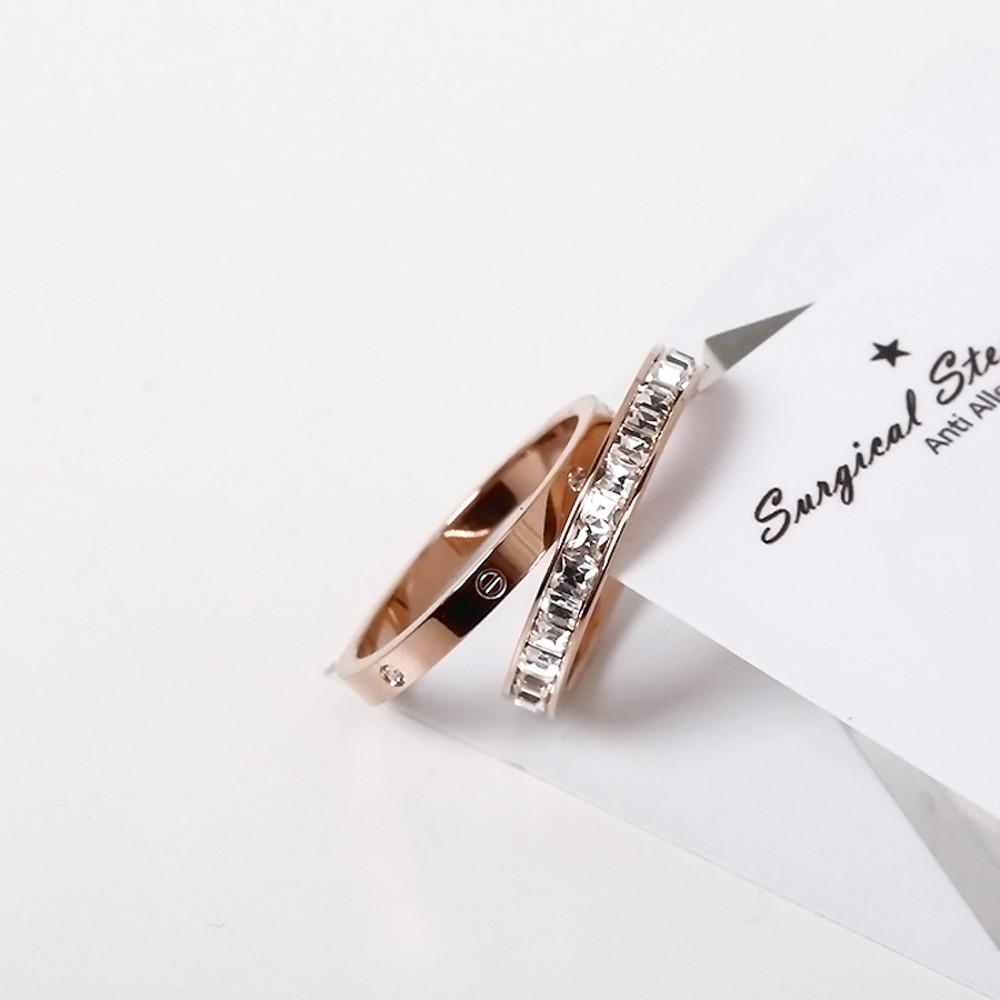 [한정무배]페리트2p세트 써지컬스틸반지