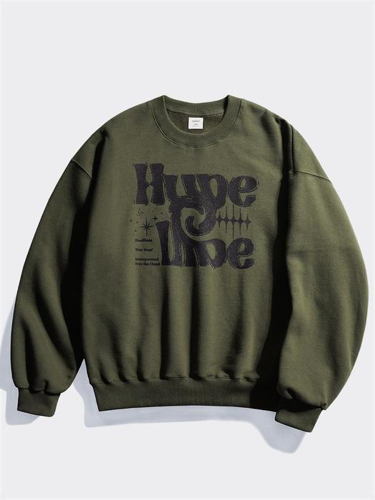 하입 맨투맨 카키 HYMT4607